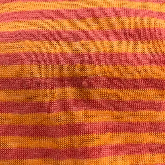 Eileen Fisher 100% Linen Striped Racerback Tank Dress XS Extra Small High-Low - Picture 5 of 7